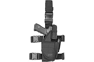 MOLLE Drop Leg Holster for Men: The WOLF TACTICAL Thigh Holster for Pistols