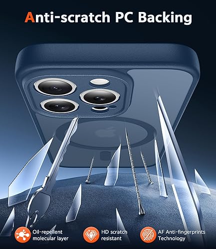 Miniatura 838 de Fntcase Funda para iPhone 15 Plus y 14 Plus de 6.7 pulgadas, magnética, a prueba de golpes de grado militar, antiamarilleo, delgada, protectora