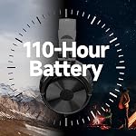 OneOdio Bluetooth sur écouteurs - Sans fil/fil 110 Hrs Stereo Bluetooth Casques pliables avec basse profonde 50mm Pilotes Neodymium pour PC/Téléphone - Studio sans fil