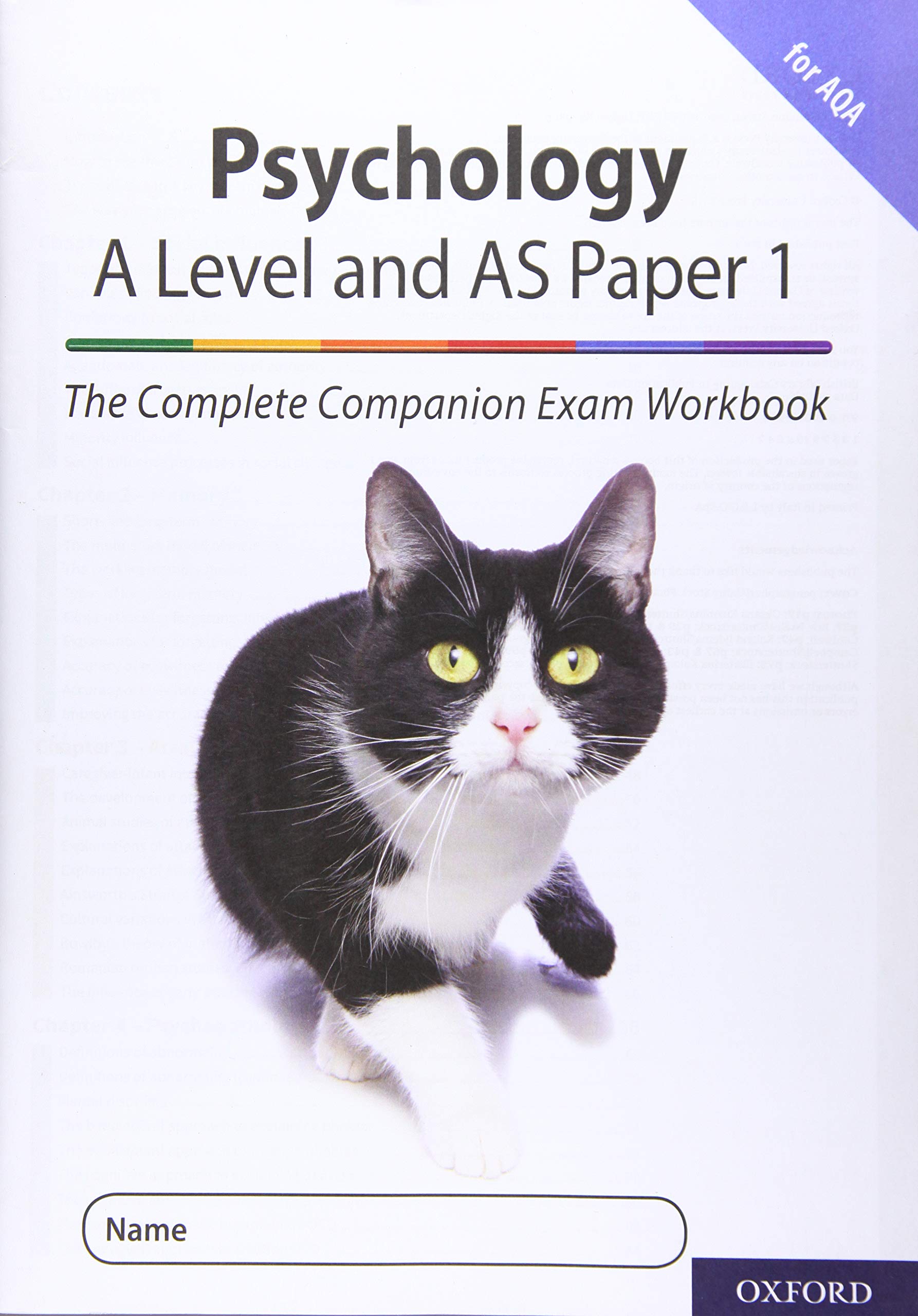 The Complete Companions for AQA Fourth Edition: 16-18: AQA Psychology A Level: Year 1 and AS Paper 1 Exam Workbook: Get Revision with Results (Complete Companions Fifth Edition for AQA)
