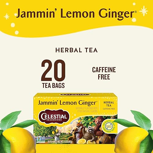 Miniatura 2 de Celestial Seasonings Té de hierbas Sublime Limón-Jengibre 20 unidades paquete de 6