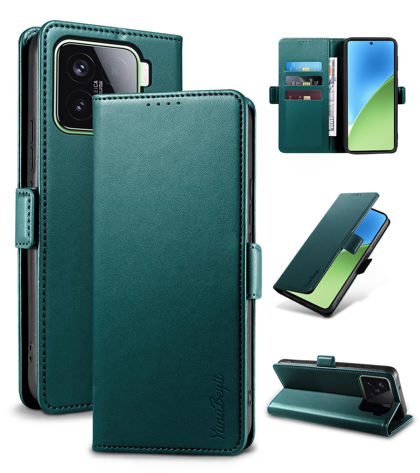 PU Pelle Cover per Xiaomi 15 Ultra 5G Portafoglio,Carino