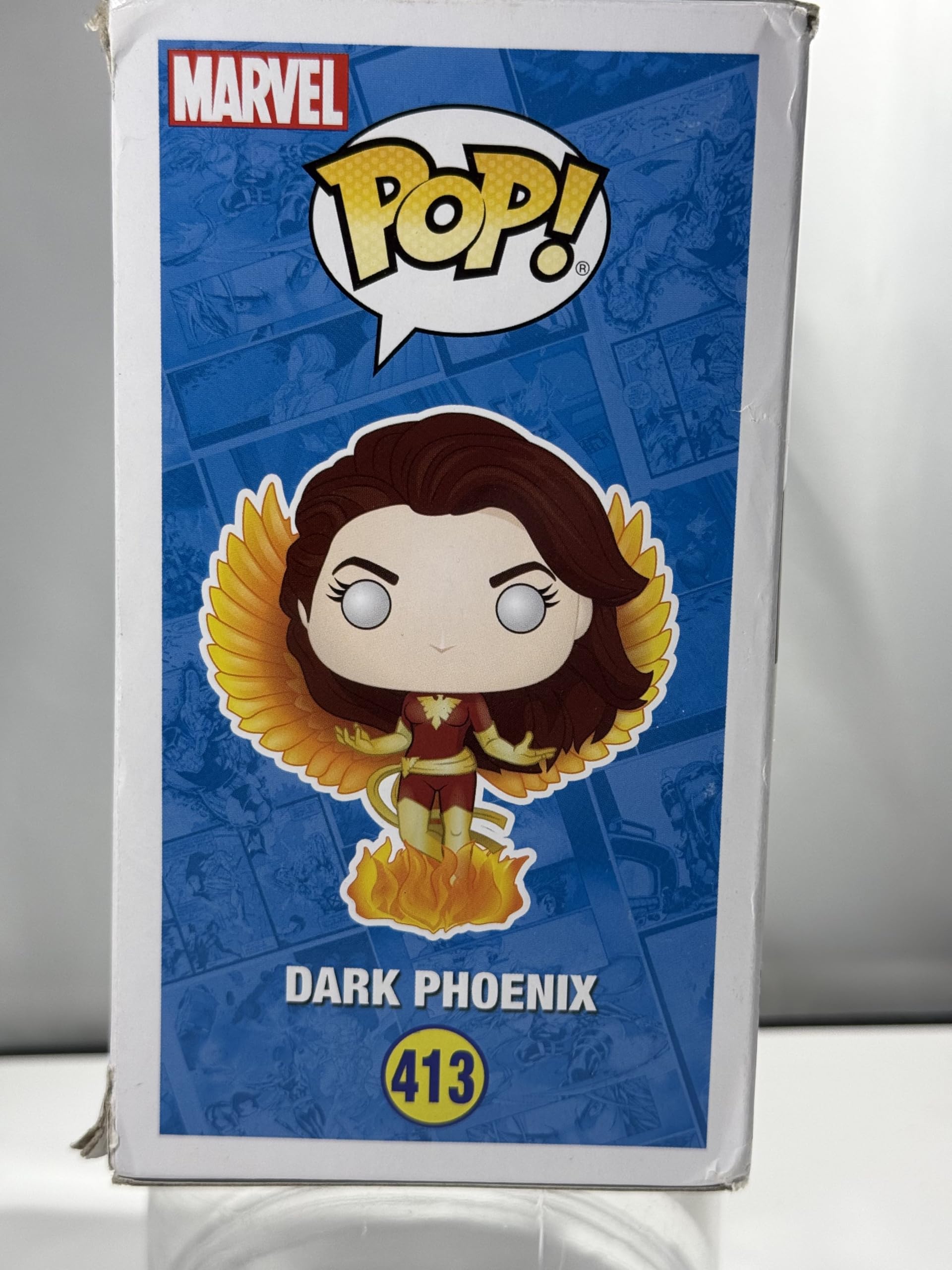 Funko Pop! X-Men 413 Dark Phoenix with Flames, Red, Yellow - Image 4