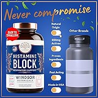 Vista 6 de WINDSOR BOTANICALS Cápsulas de bloque de histamina para Alergies Parent (chocolate)