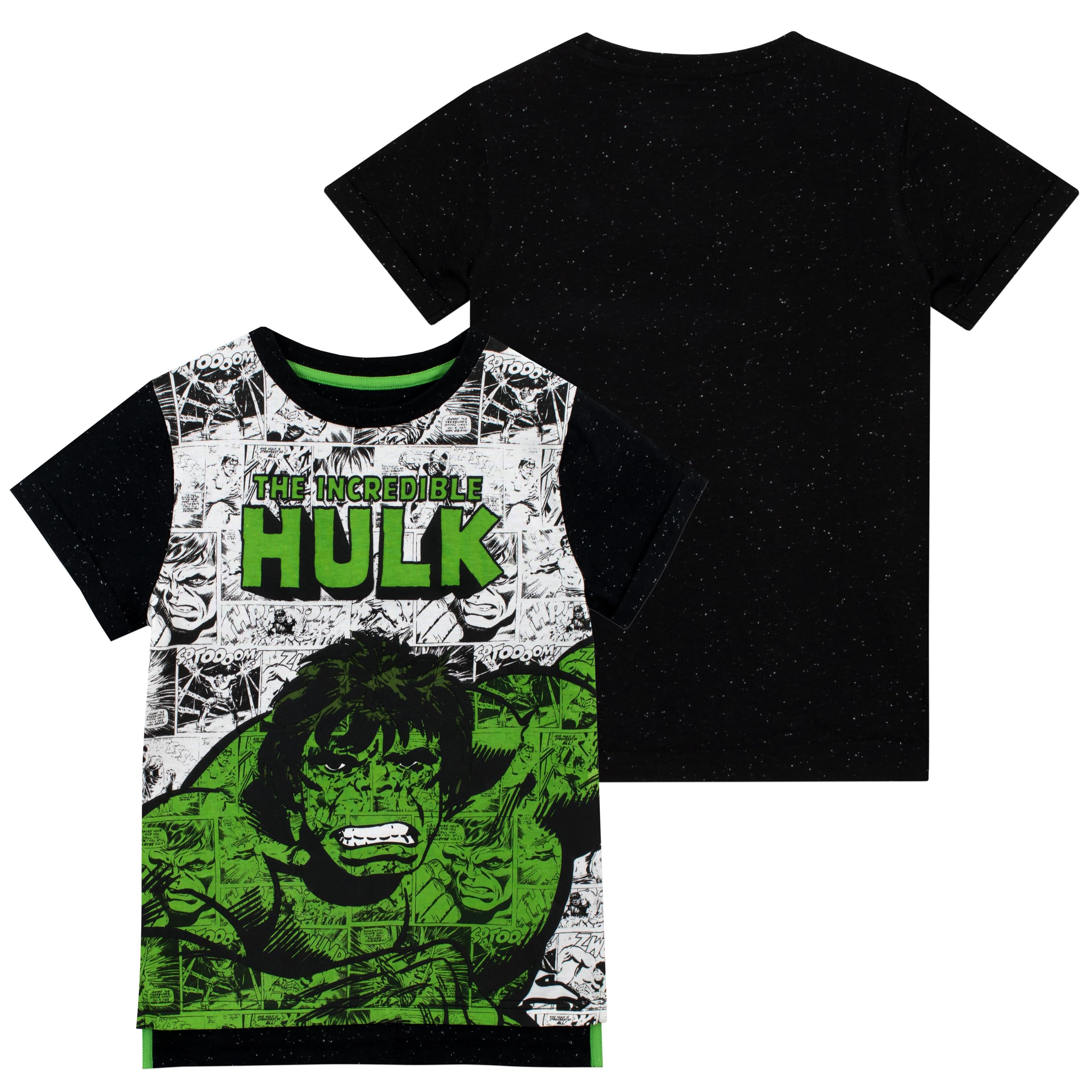 Marvel Camiseta Increíble Hulk Camiseta Niño | Superhéroe Camisetas Niño | Edades 2 a 12 Años