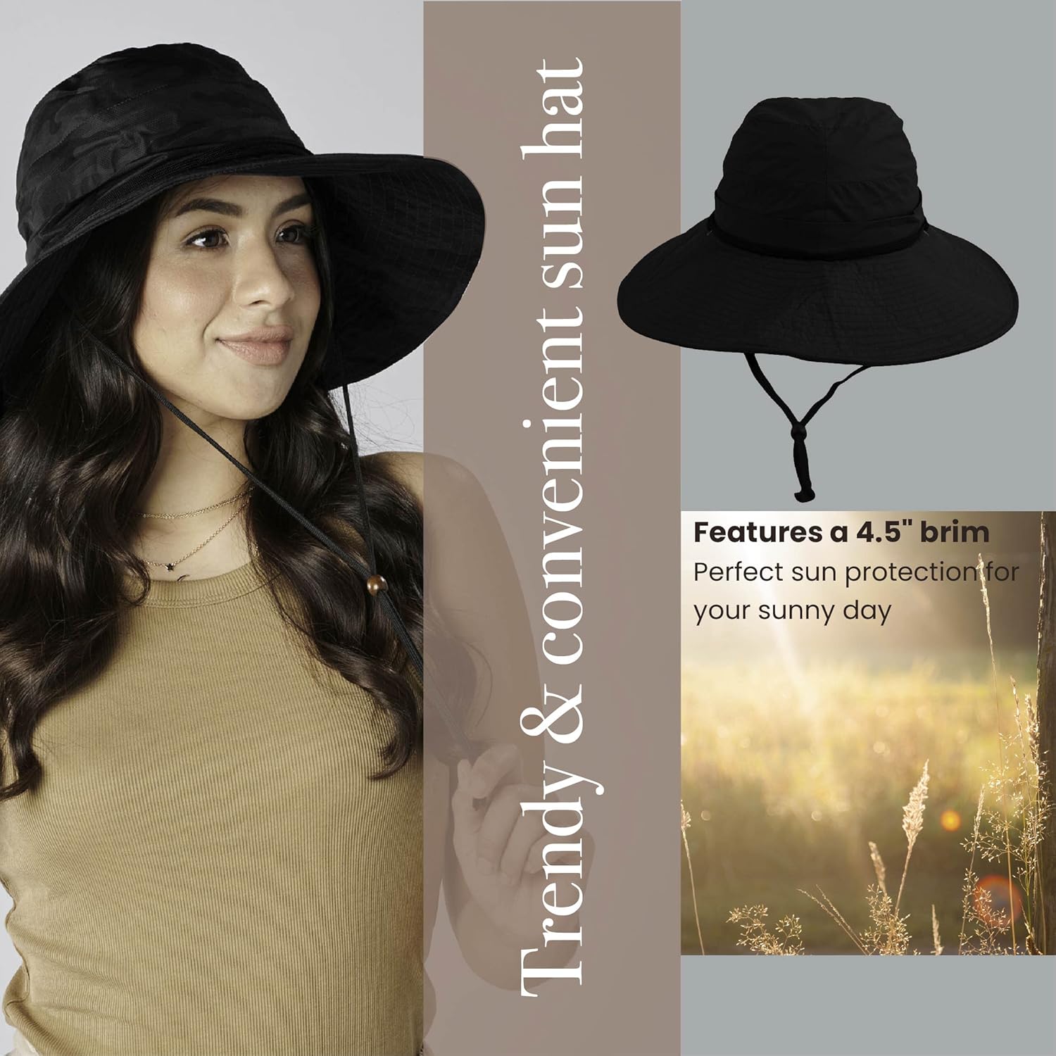 San Diego Hat Company Women's Braided Trim Floppy Fedora Hat - Image 3