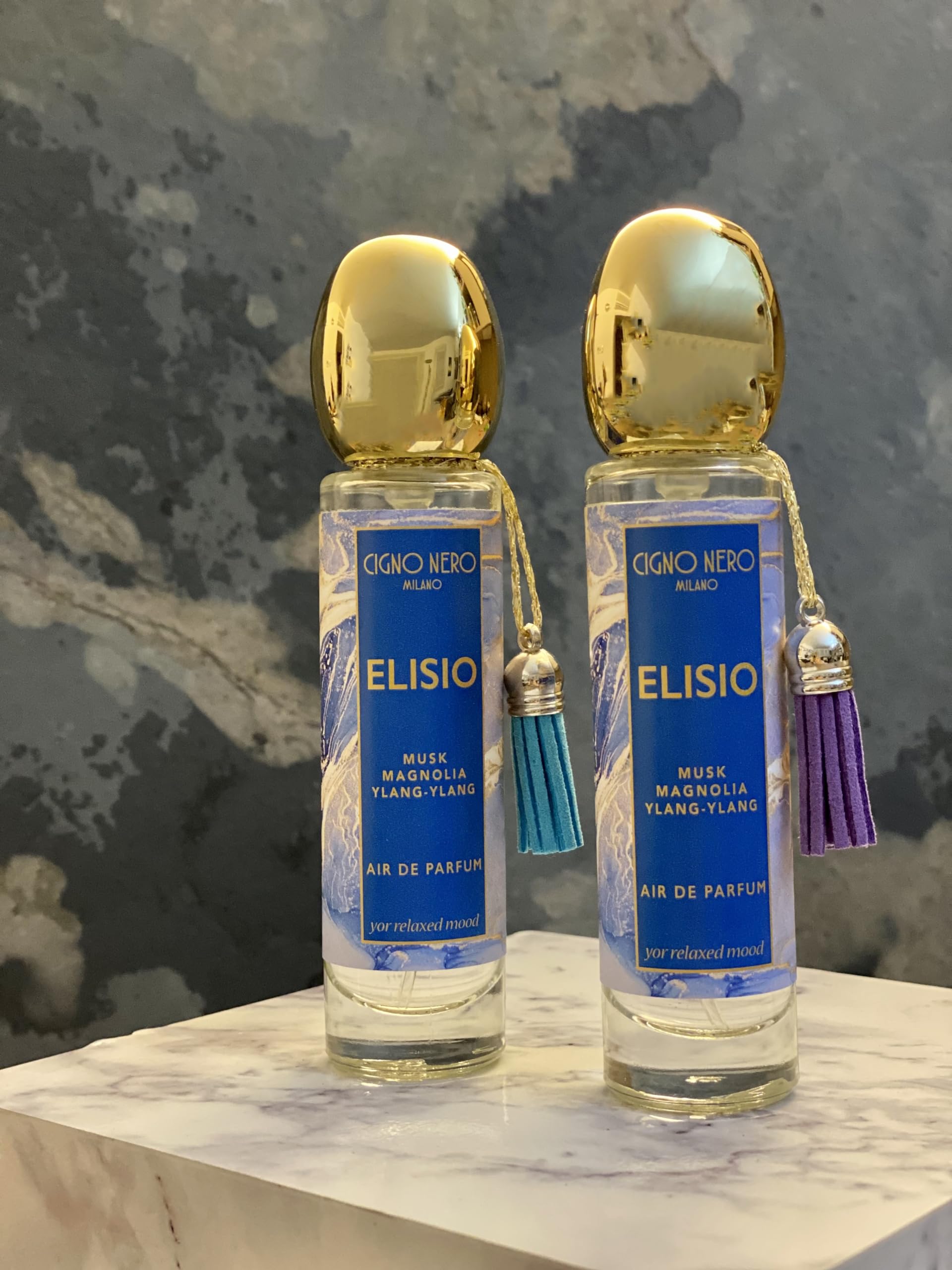 Cigno Nero Milano "ELISIO" woda perfumowana 30 ml – Perfumy damskie – Świeży kwiatowy zapach – Magnolia Ylang Ylang Gardenia