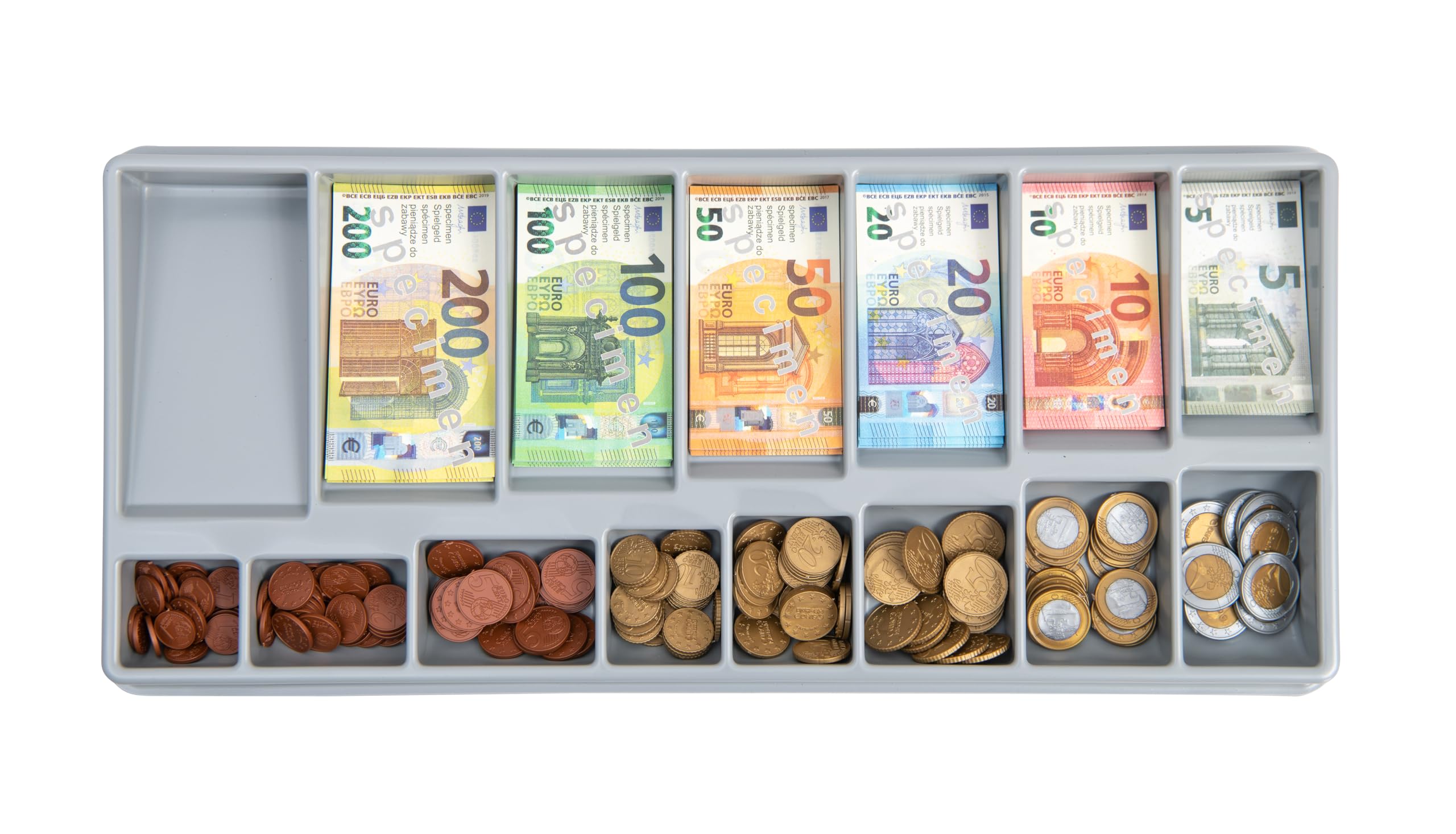 Betzold - Eurokassen-Klassensatz, 8 Stück - Rechengeld Mathematik Grundschule