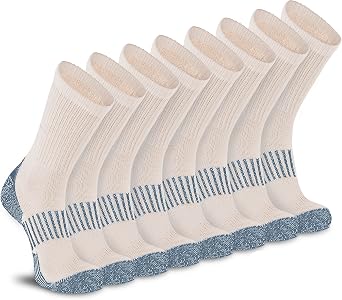 HOT FEET Cozy Wool Blend Kids Socks - Crew Winter Socks for Boys/Girls - 4 Pack