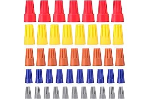 100 Pack Electrical Wire Caps: Easy Twist-on Connectors for Secure Connections