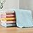 JOYMOOP Microfiber Cleaning Cloth, Reusable Absorbent Microfiber Cleaning Cloths, Kitchen Dish Cloth Waffle Weave 5 Pack, Mixed Color, 9.89.8inch
