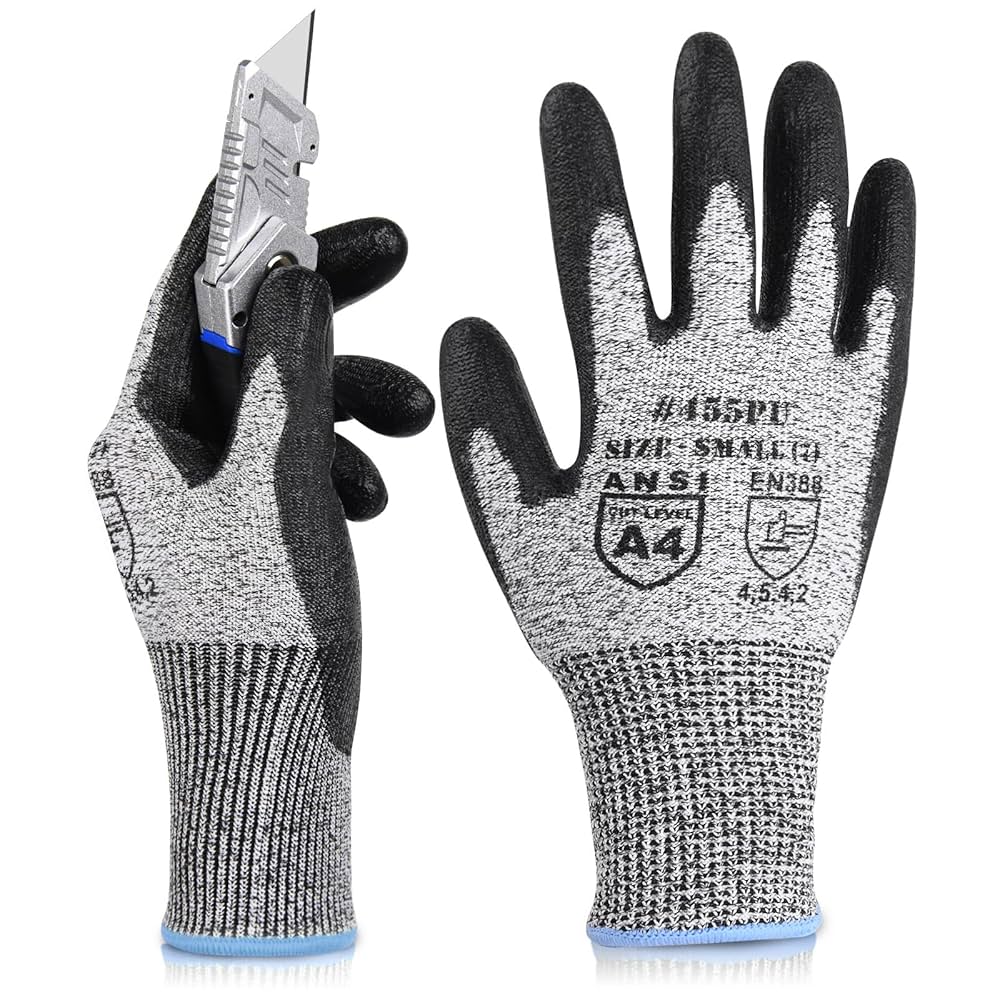 防刃手袋 滑り止め 耐切創 グローブ 耐カット手袋 Amazon | [DONFRI] 軍手 耐切創手袋 防刃 防刃手袋 作業用 手袋