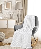 Vista 11 de Utopia Bedding Sage Green 100% Cotton Waffle Blanket 300 GSM [Full - 90x84 Inch] Soft Lightweight Breathable Bed Blanket for All Season