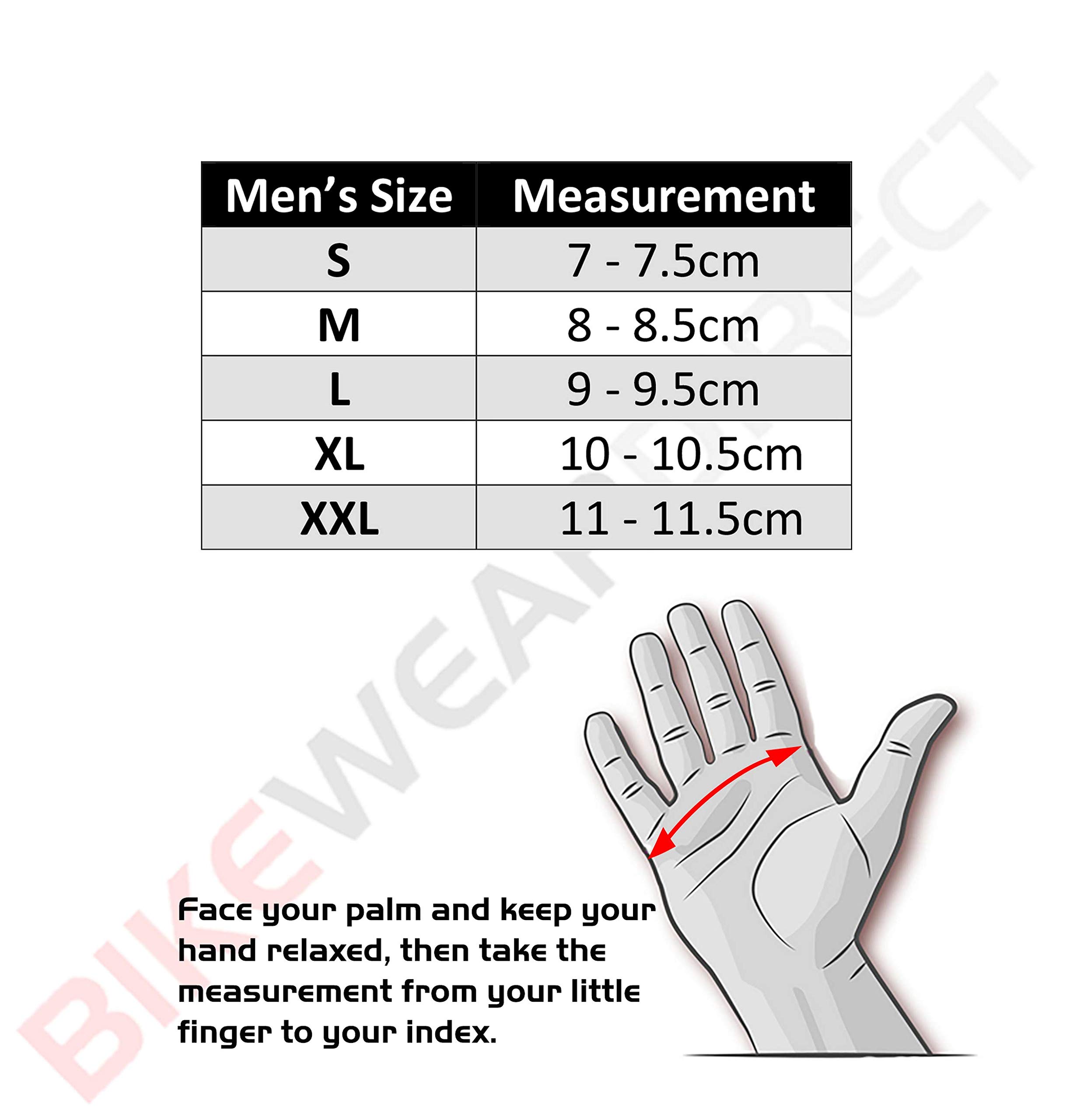Texpeed Guanti da moto in pelle uomo - Estivi/invernali Guanti per motociclisti - Protezione delle mani zippata per ciclomotore Armatura