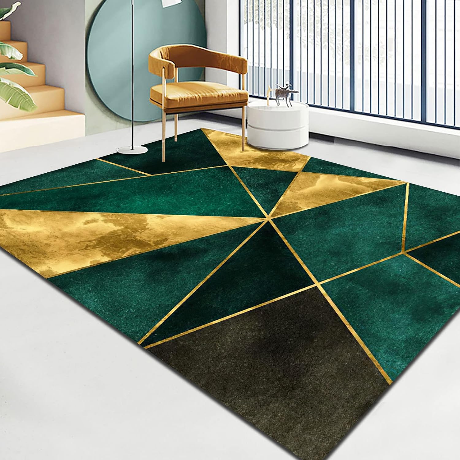 Extra Large Area Rugs 160x230cm Living Room Rug Modern Simple Geometry