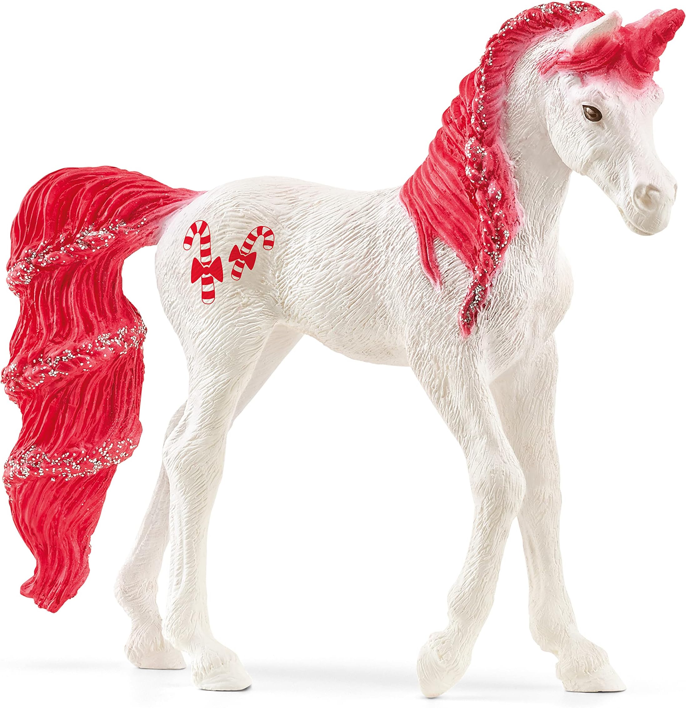 SCHLEICH 70729 Collectible Unicorn Candy Cane, Ages 5+, BAYALA - Toy Figure, 13 x 3 x 16 cm