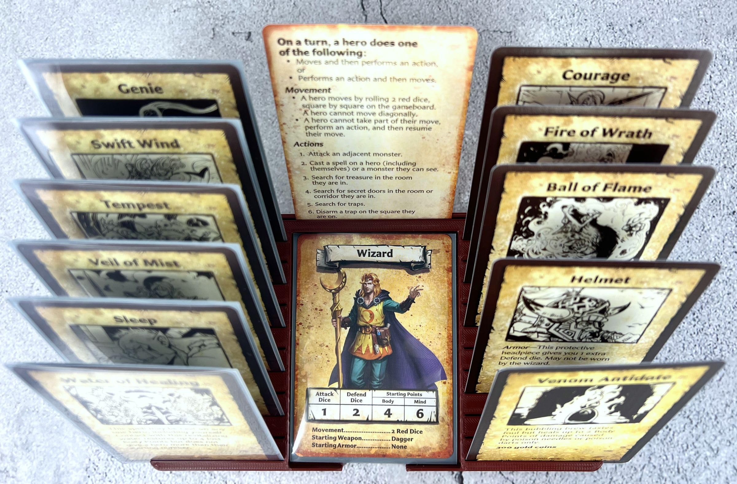 Pack de 5 pièces Hero Dashboard pour Le Seigneur des Anneaux : Voyages
