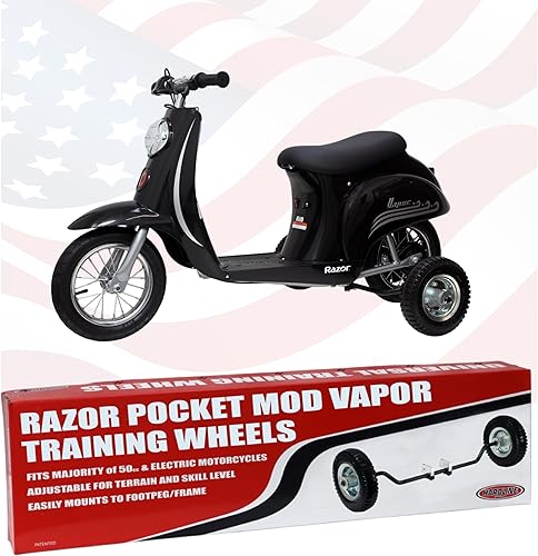 Vista 8 de Hardline Products Ruedas USA para ruedas de entrenamiento Tots para Razor Pocket Mod Scooter - 1802-UT-H-Pocket