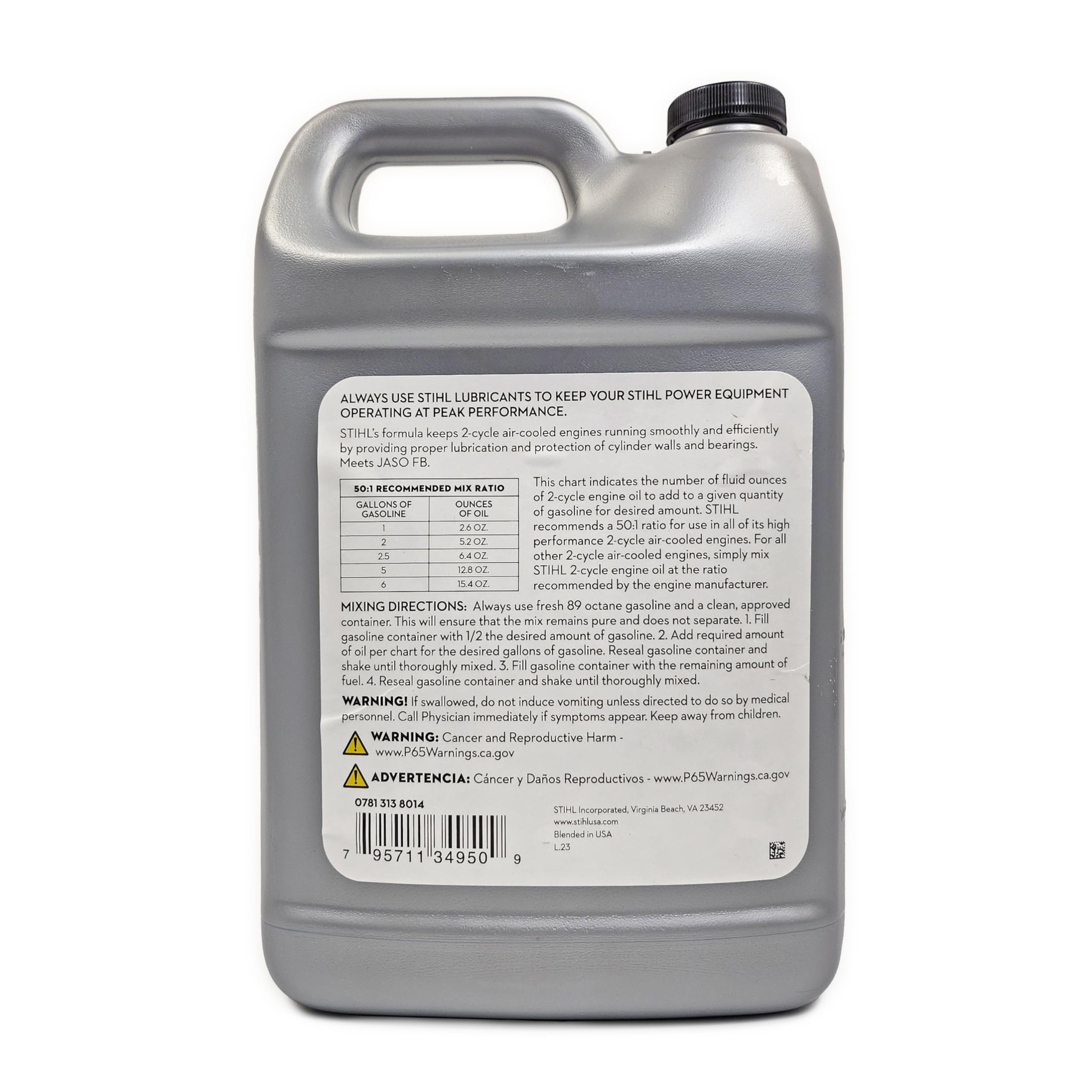 HP Ultra Synthetic 2-Cycle Engine Oil - 2.6 Oz Mix Bottles (Box Of 48), 50:1 Ratio, For Stihl, Husqvarna, Echo Equipment