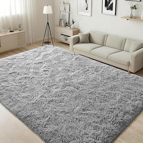 ISEAU Alfombra de área mullida, lanuda y cómoda para interiores, dormitorio de niños y niñas, dormitorio de bebés, tapete para piso al lado de la