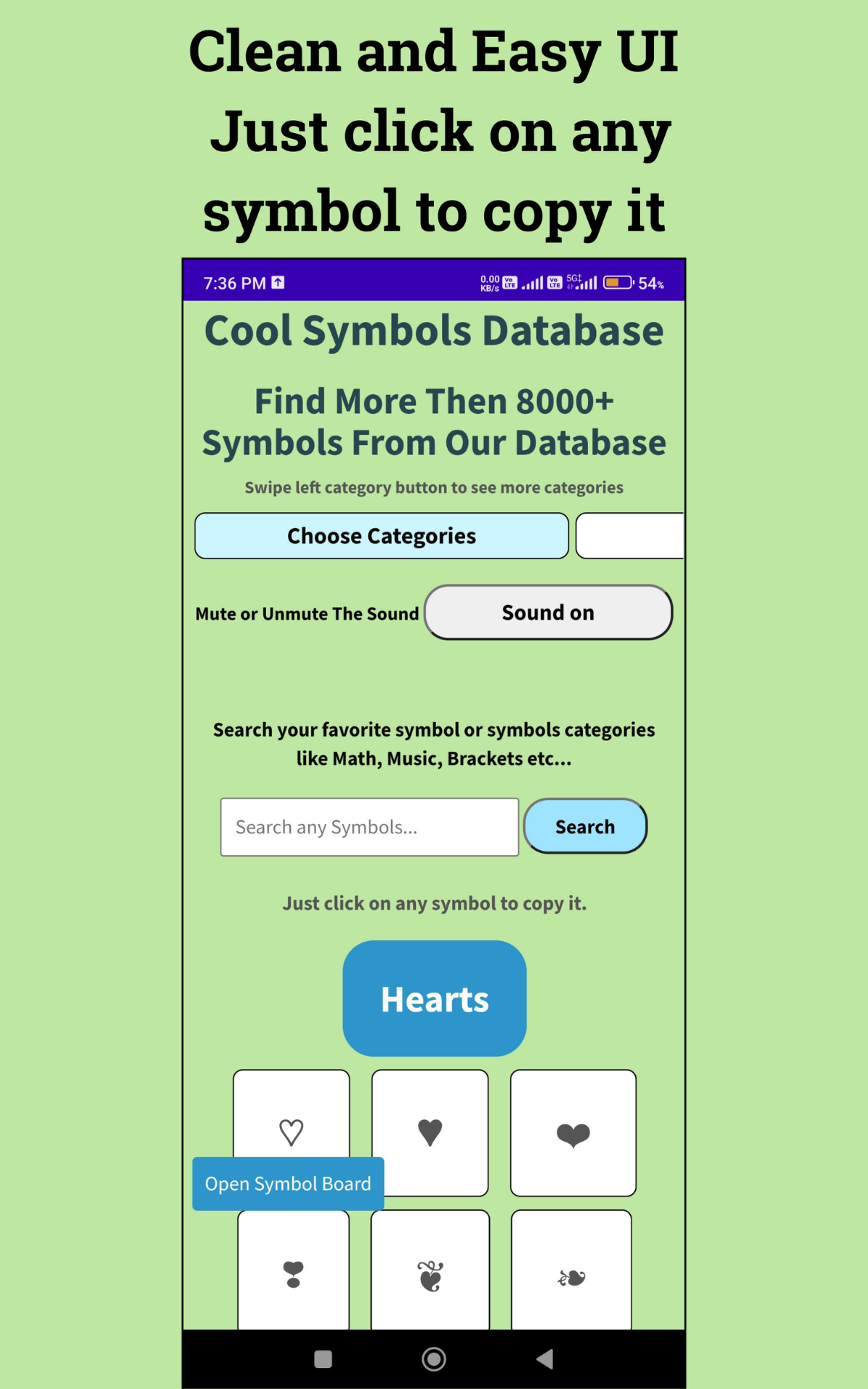 Symbols Copy Paste - App on Amazon Appstore