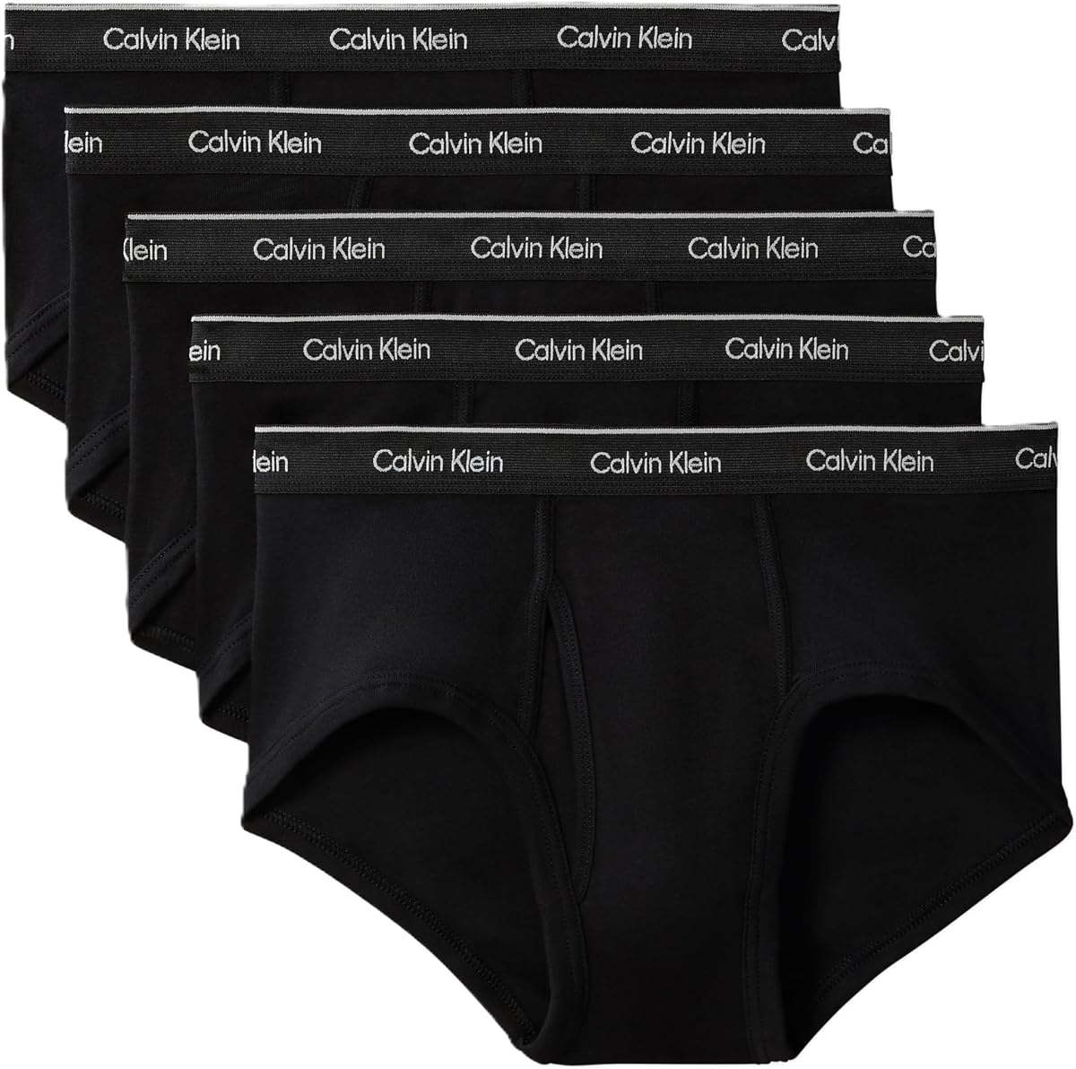 Calvin Klein Calzoncillos clásicos de algodón para hombre, paquete de 5