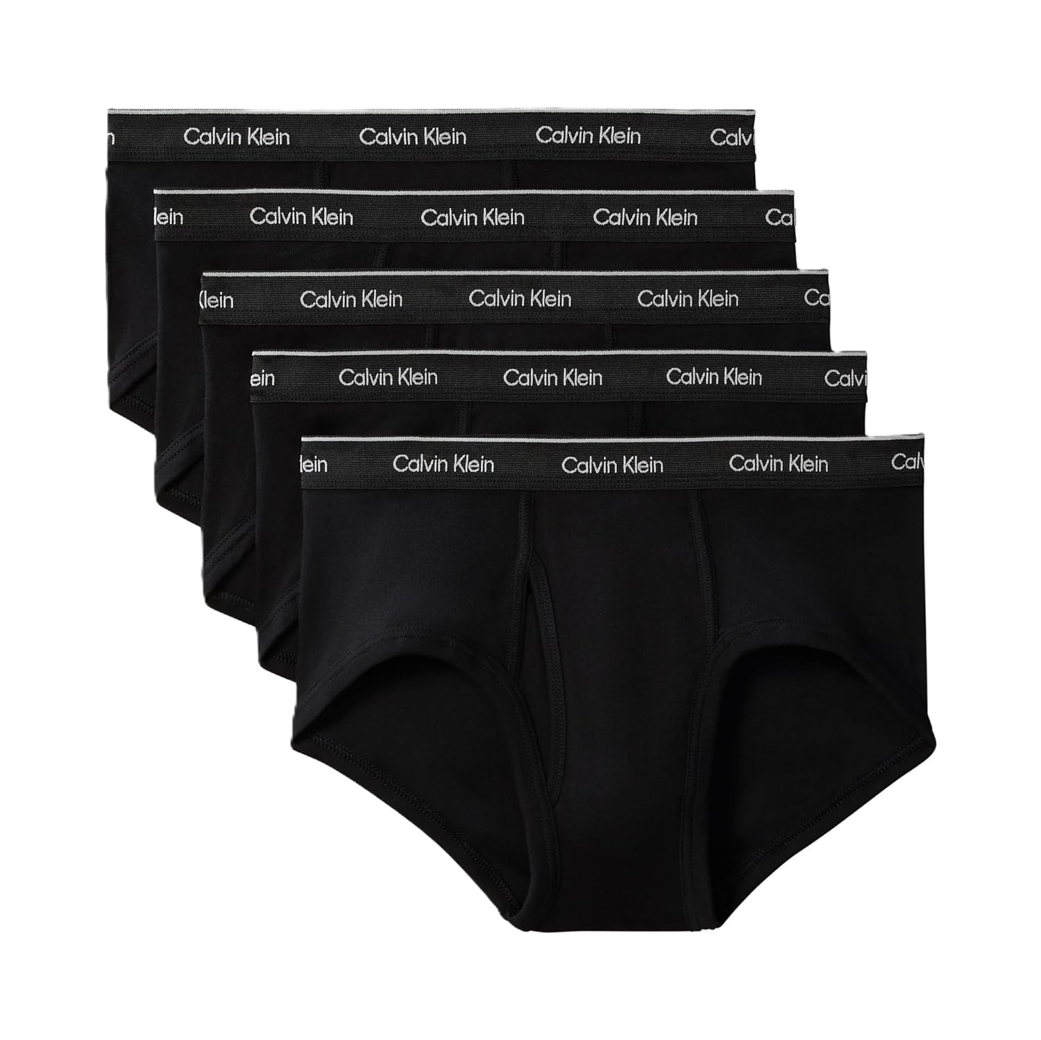 Calvin Klein Cuecas masculinas clássicas de algodão (pacote com 4)
