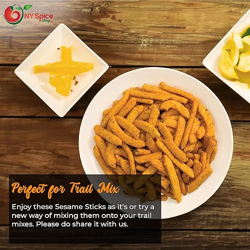 Miniatura 5 de NY Spice Shop Palito de maíz con sabor a nacho  1 libra de maíz asado a nacho  Snacks saludables de maíz fresco a granel  Paquetes de bocadillos de