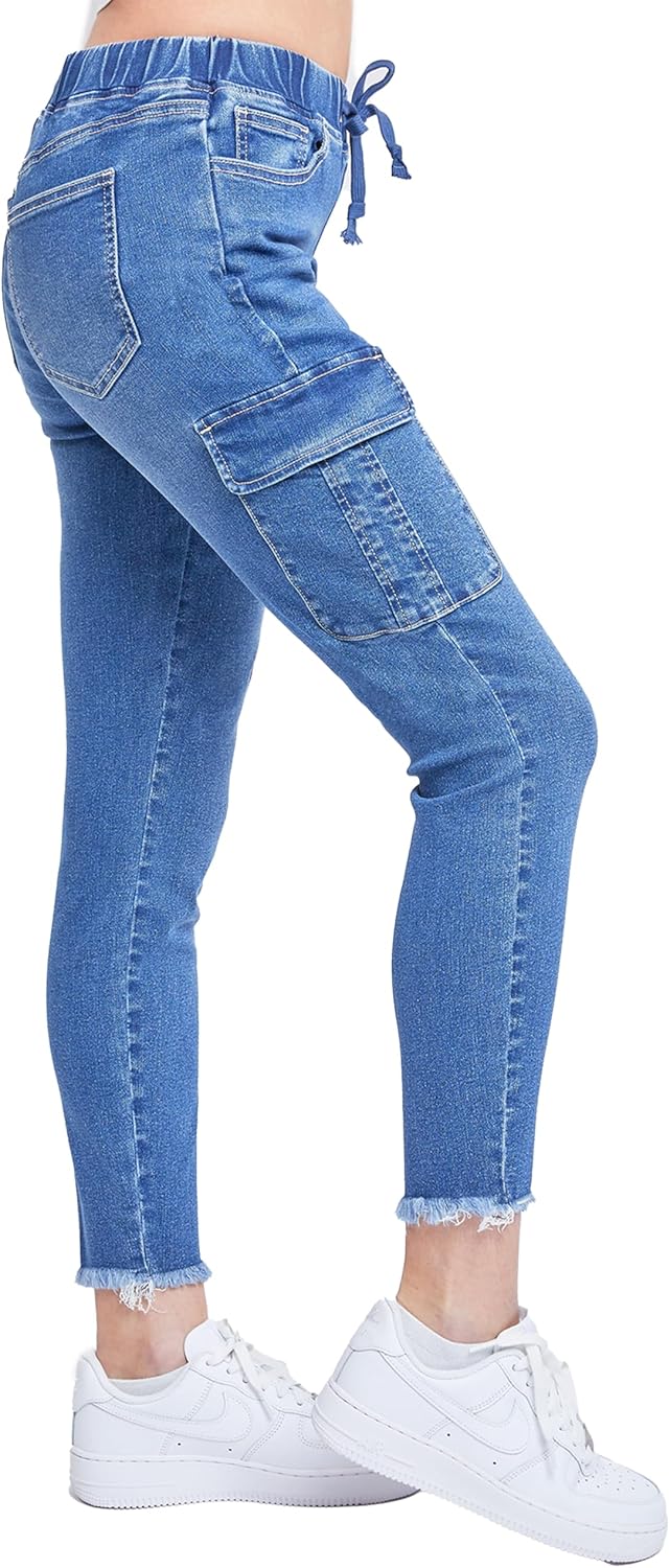 YMI Womens YMI Jeans Women's Skinny Cargo Jeans - Image 3