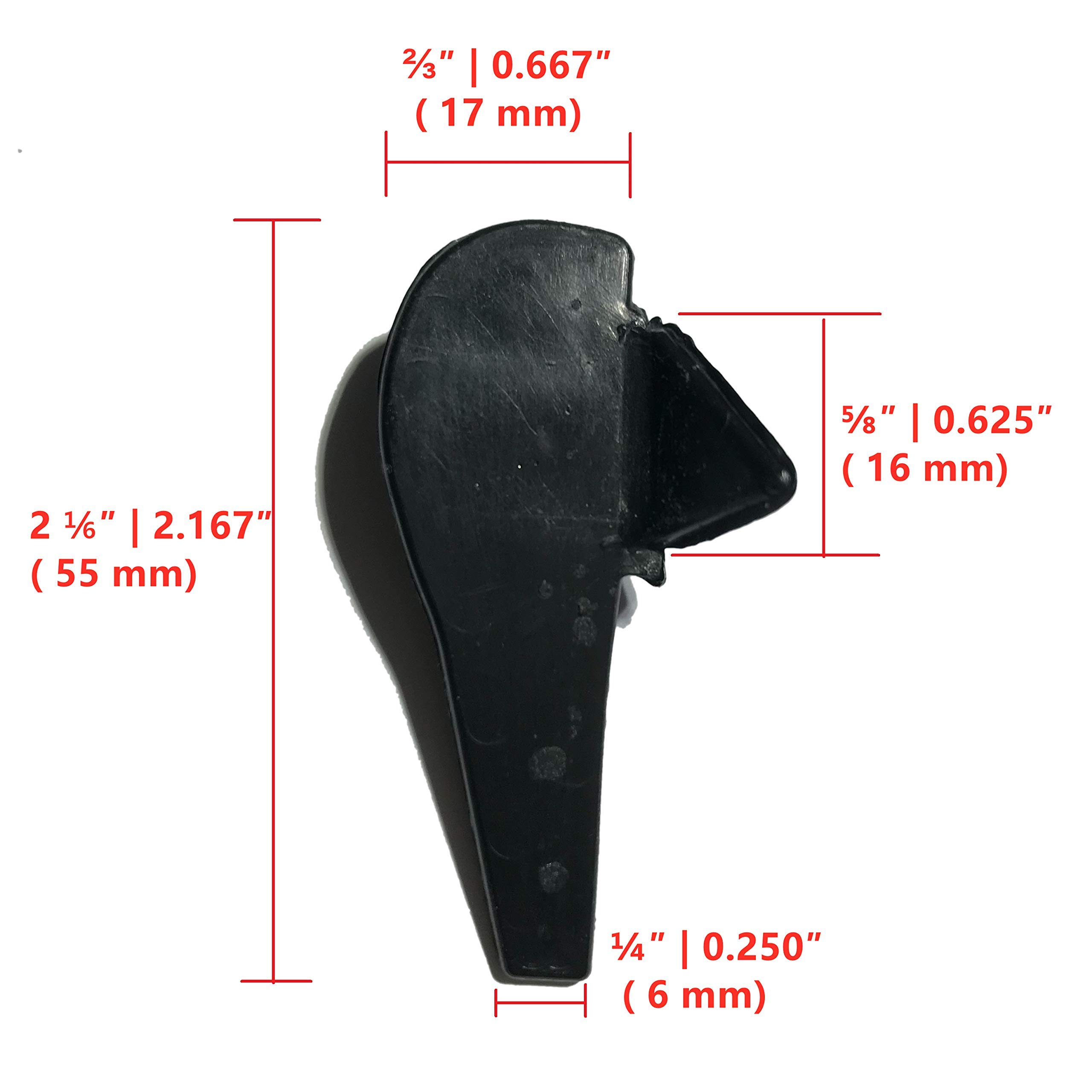 Reifenmontierer, Kunststoffeinsatz, Reifenmaschinenschutz, Felgenkantenschutz für Mount Duck Head, Nylon-Reifenentnahme, Kopfteil, 6 vorne (oben) + 6 hinten (unten) Einsatz-Kit/Packung, 5 Packungen,