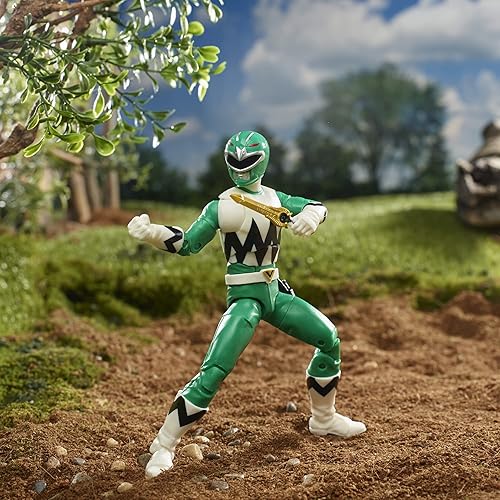 Miniatura 7 de Power Rangers Lightning Collection Lost Galaxy Green Ranger - Figura de acción coleccionable de 6 pulgadas con accesorios para niños a partir de 4