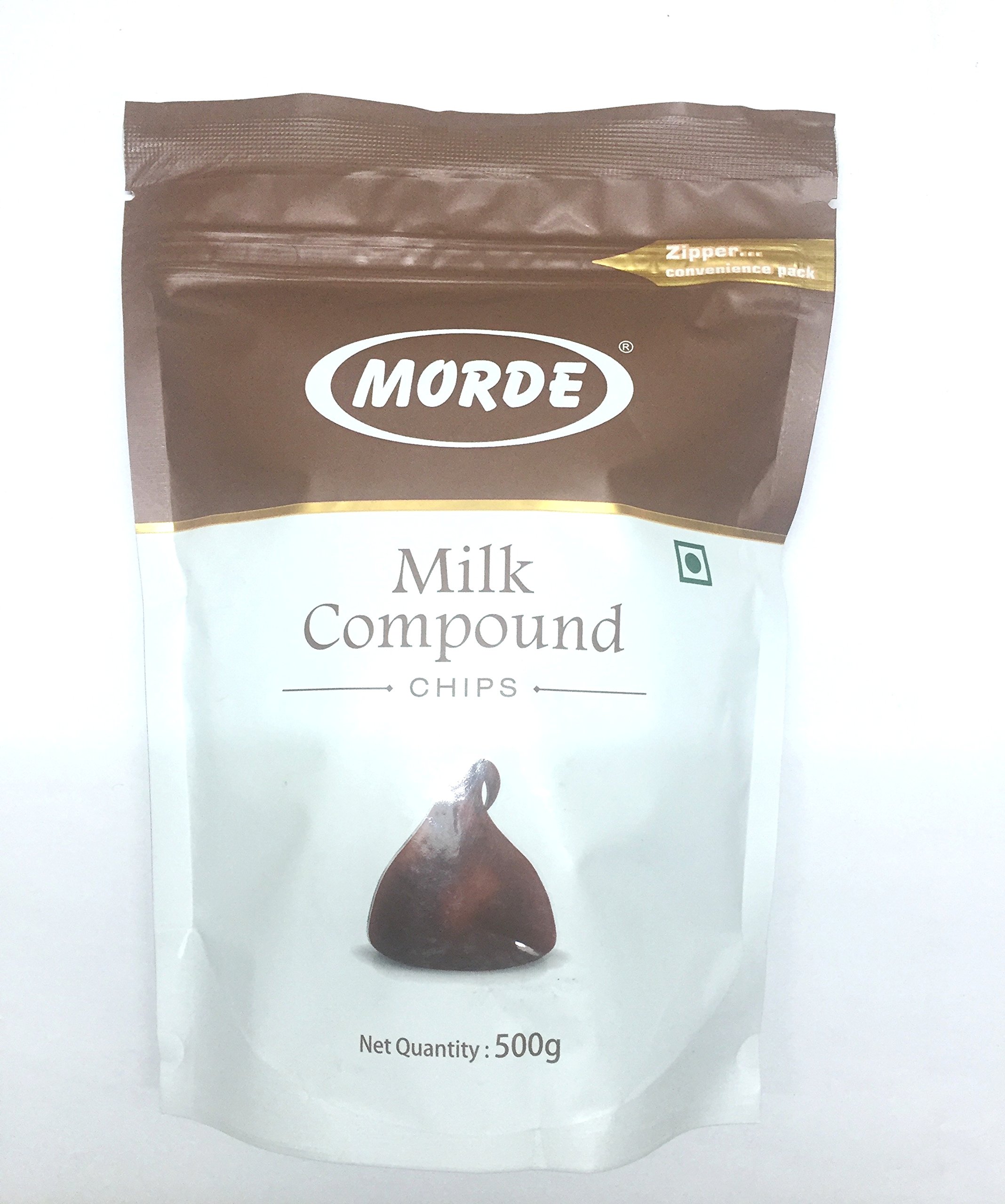 MORDE Milk Compound Chips with Recipe for Chocolate Brownies, 500g (B078Y69ZFX) Amazon Price History, Amazon Price Tracker