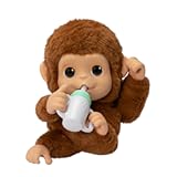 My Baby Monkey Mango&comma; 50&plus; Sounds and Reactions&comma; Plush Interactive Monkey Toy Set with Accessories&comma; Interactive Pets for Kids Ages 4&plus;