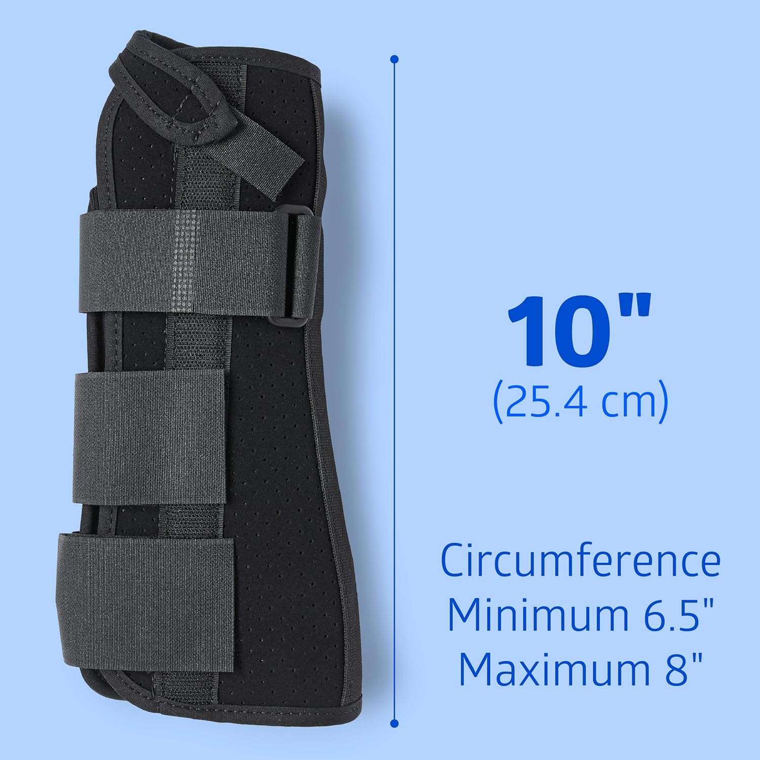 Medline Wrist and Forearm Splints, Medium, 10", Right Arm