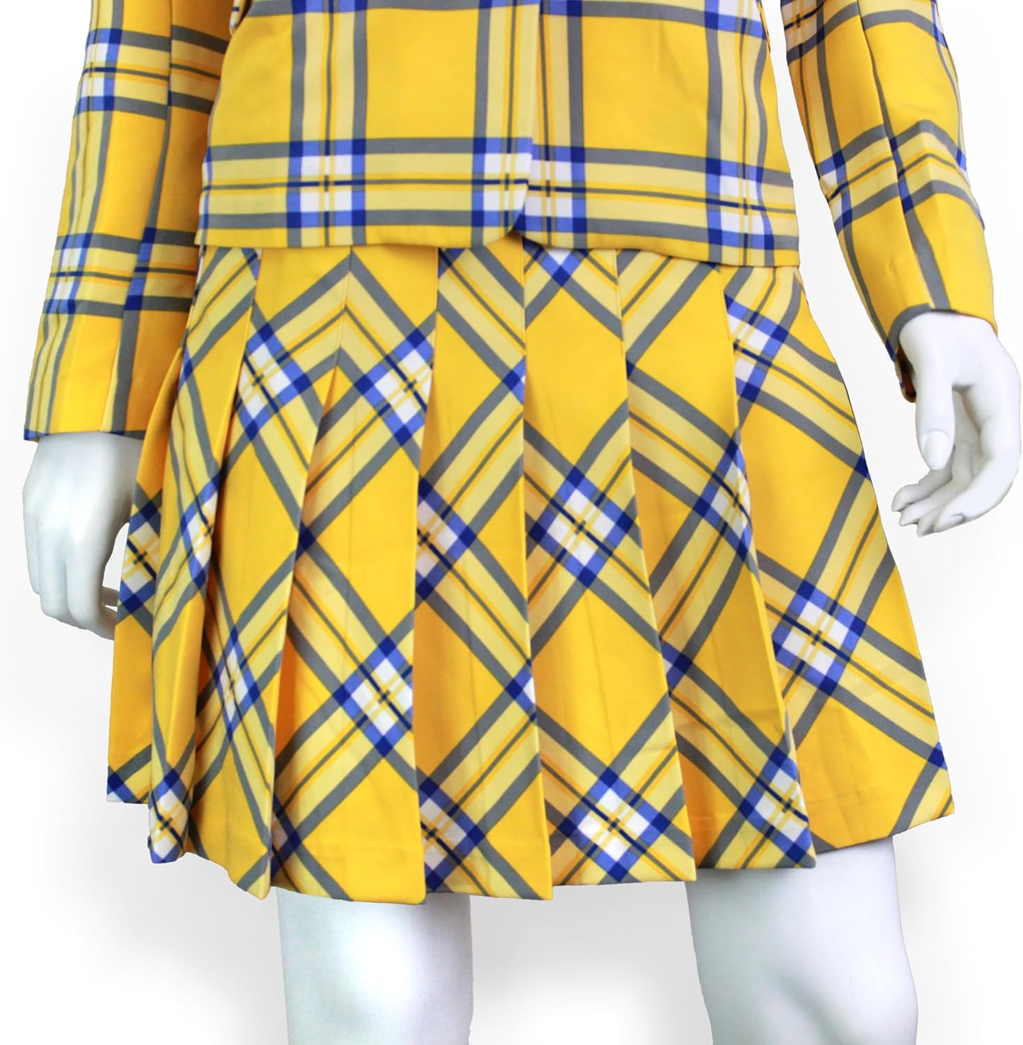 Clueless Cher Yellow Plaid Skirt - Image 4