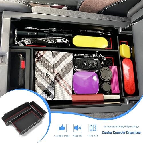 Miniatura 2 de YEE PIN Organizador de consola Pathfinder, bandeja Pathfinder 2023, bandeja de consola Pathfinder, 2023, organizador de consola central Pathfinder