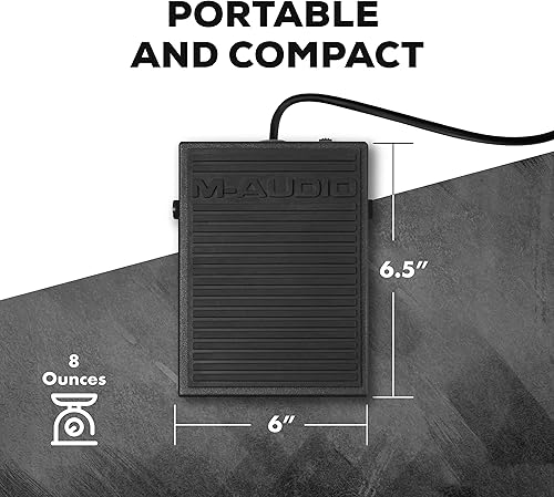 Miniatura 5 de M-AUDIO SP-1 Pedal de sostenimiento universal para teclados MIDI, pianos digitales, pianos eléctricos y más