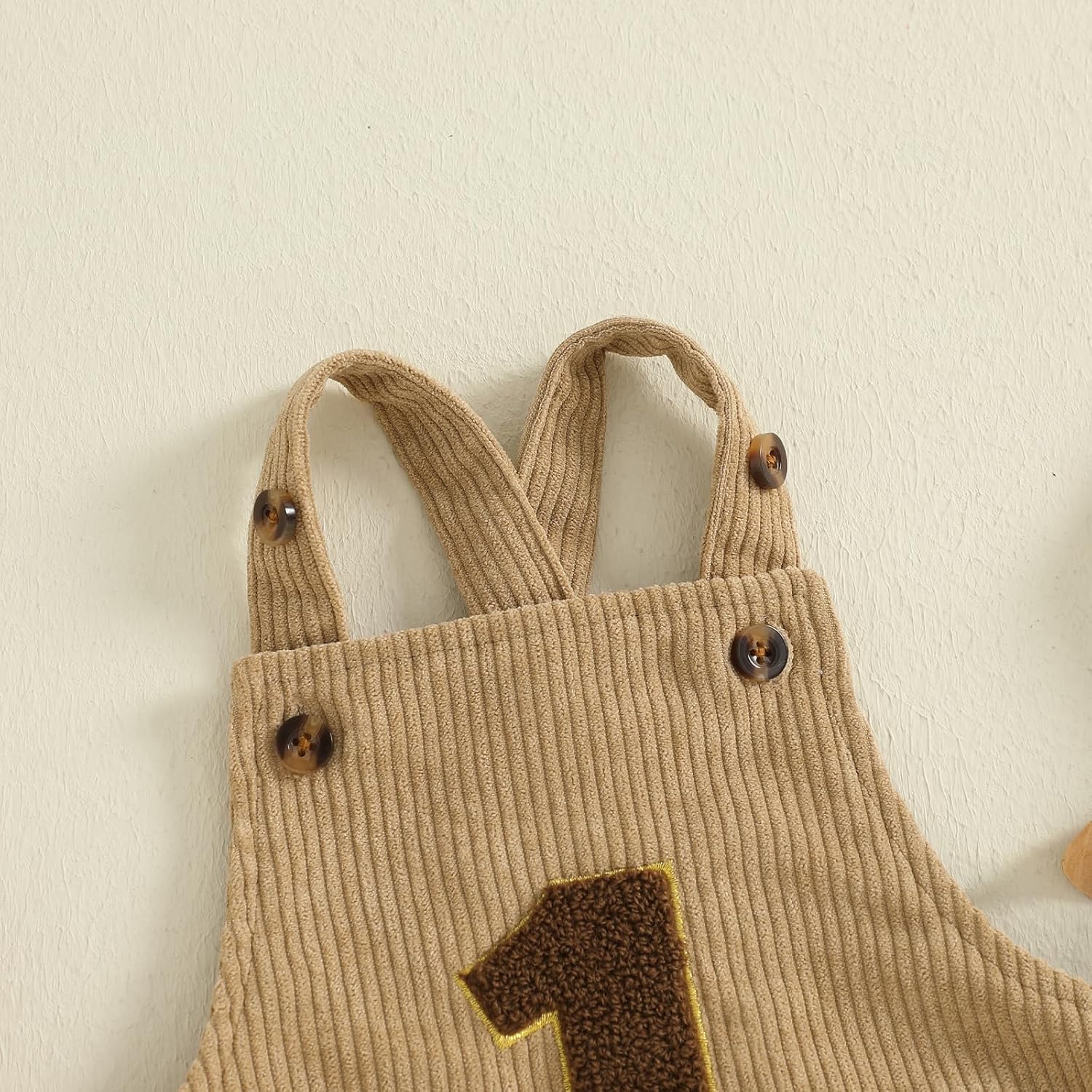 Thorn Tree Baby Girl Boy 1st Birthday Clothes One Year Old Bubble Bodysuit Backless Rib Romper Cake Smash Outfits - Image 5