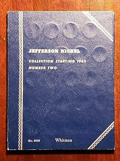 1962-DATE (1987) JEFFERSON NICKEL TRI-FOLD Whitman No 9039 ALBUM BOOK FOLDER #24