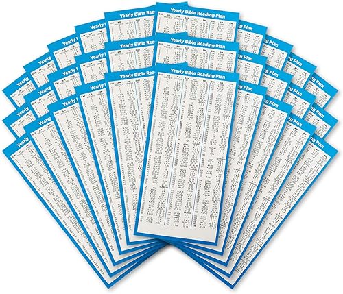 Miniatura 9 de Tarjetas de plan de lectura bíblica de un año, comienza en cualquier lugar, en cualquier momento, paquete de 50