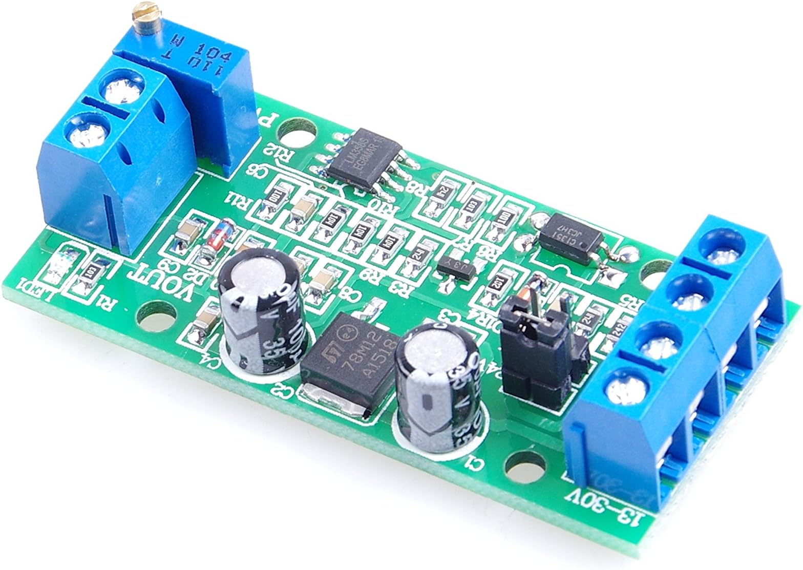 KNACRO PWM-to-Voltage Module 0% -100% PWM Converted to 0-10V Voltage Analog to Digital