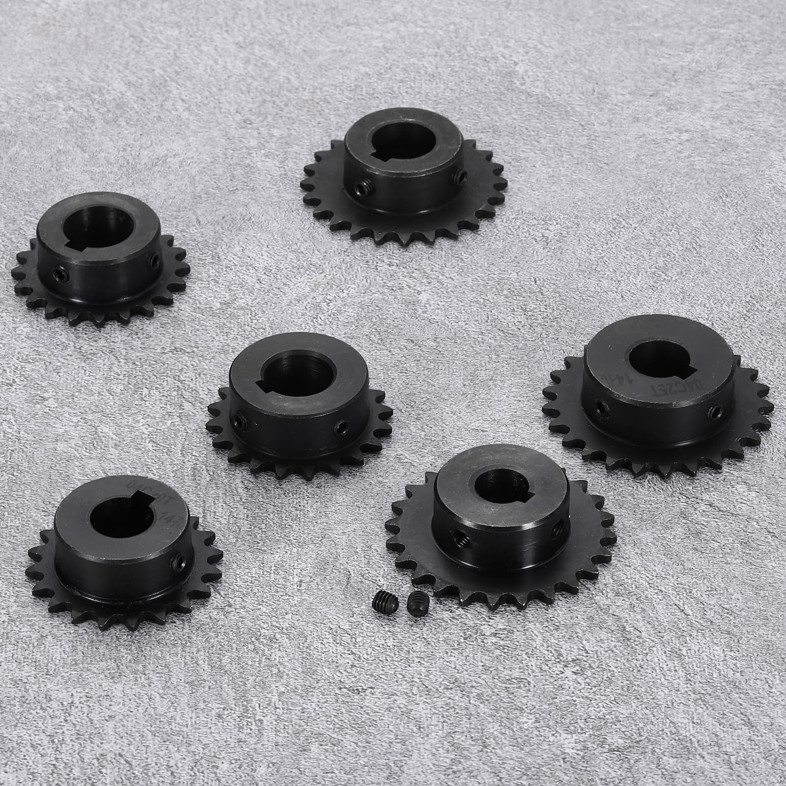 uxcell #25 Chain Roller Sprocket 15mm Bore 31.5mm OD, 14 Tooth C45 Steel — Amazon image 4
