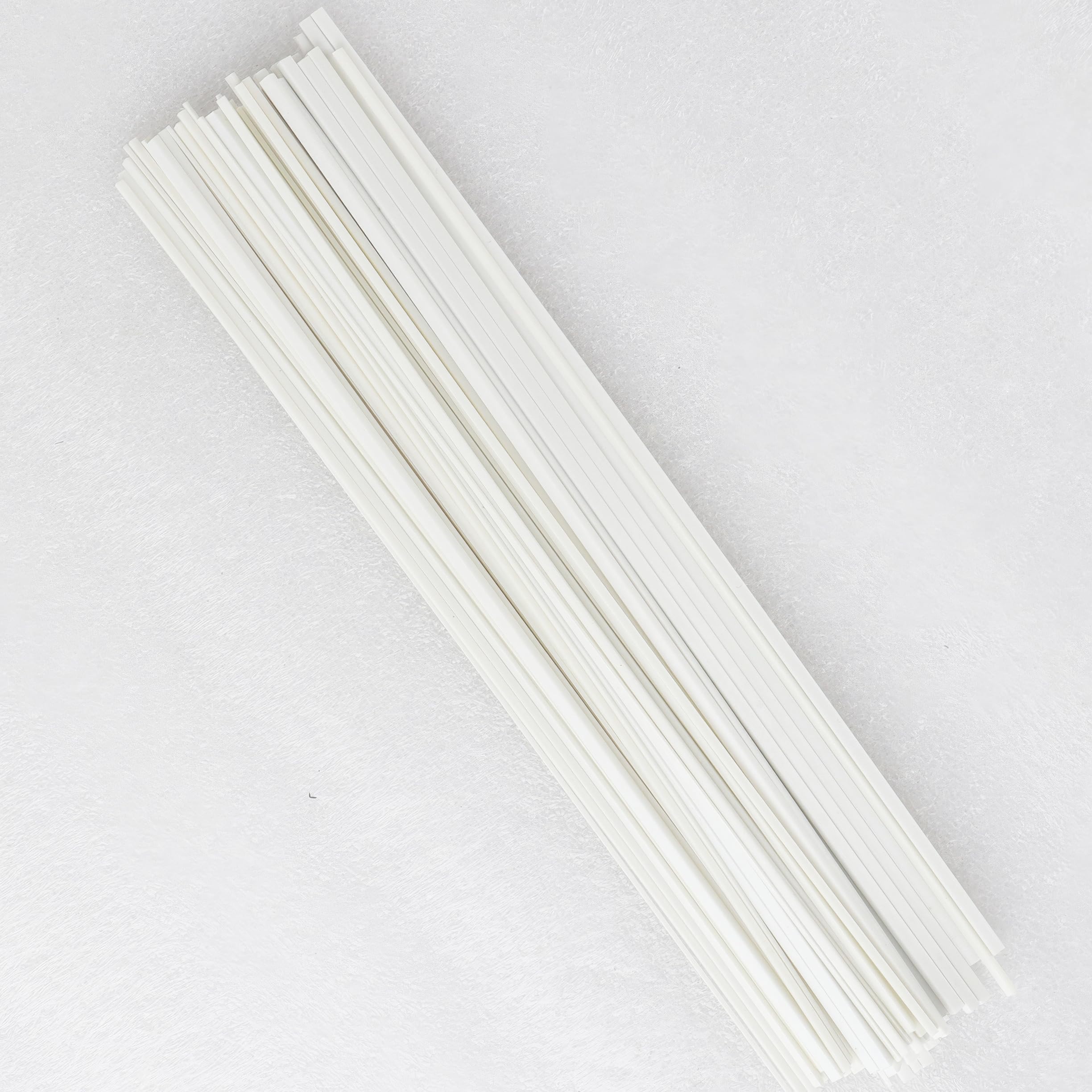 Photo 1 of ?60pcs White ABS Plastic Square Rods, 1/2/3mm Solid Bar Tubes for DIY Sand Table & Architectural Models?