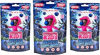 Bubblegum Kids Barry’s Scary Berry Sugar Free Gum | Stocking Stuffers, Holiday Candy, Party Favors | Sugarless Gum | Vegan, Peanut Free, Low Calorie Candy Alternative for Kids & Adults | 3 Pack