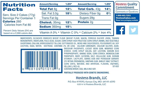 Hostess Twinkies ، Original ، 2.7 Ounce ، 6 Count