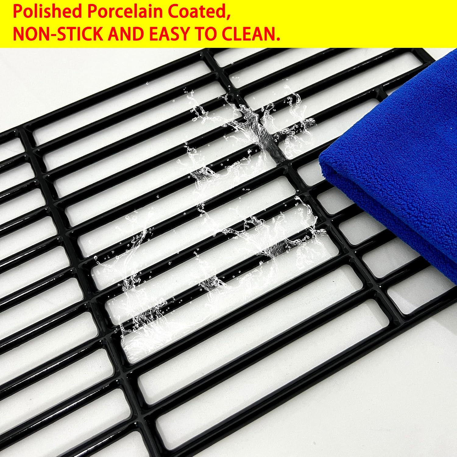 Direct store Parts DC102 Set of 3 Cast Iron Cooking grid Replacement for Master Forge 3218LT, 3218LTN,3218LTM, Perfect Flame SLG2007D Gas Grills, 31 5/16" x 17 3/4"