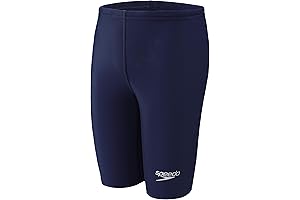 Boys' Powerflex Eco Solid Youth Jammer Swimsuit