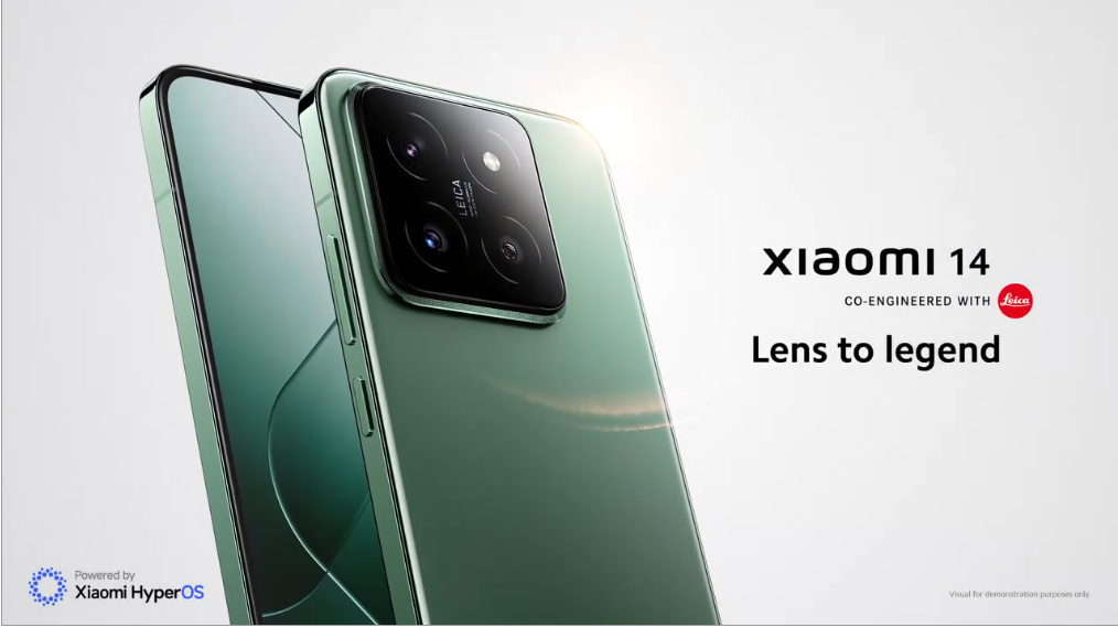 Xiaomi 14 White - Smartphone 12+512GB, Snapdragon 8 Gen3 3.3GHz