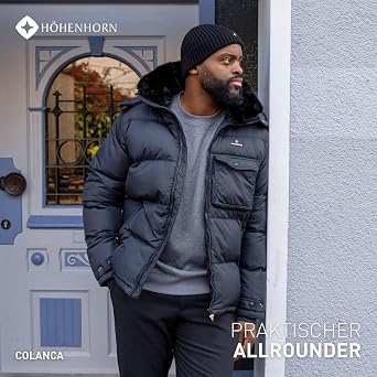 Höhenhorn Colanca Herren Winter Jacke Quilted Steppjacke Gefüttert