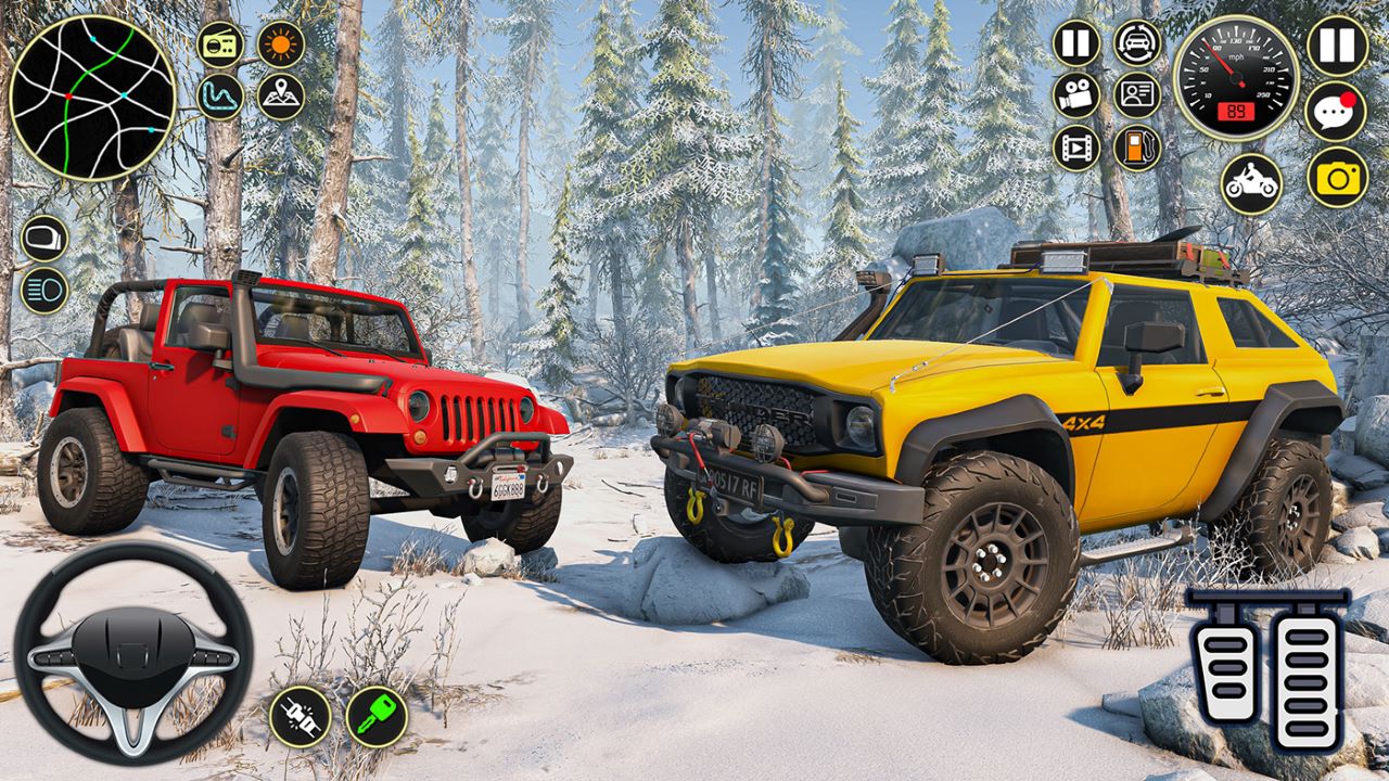 Offroad 4x4 Jeep Driving Simulator Game 3D SUV Jeep Driving
